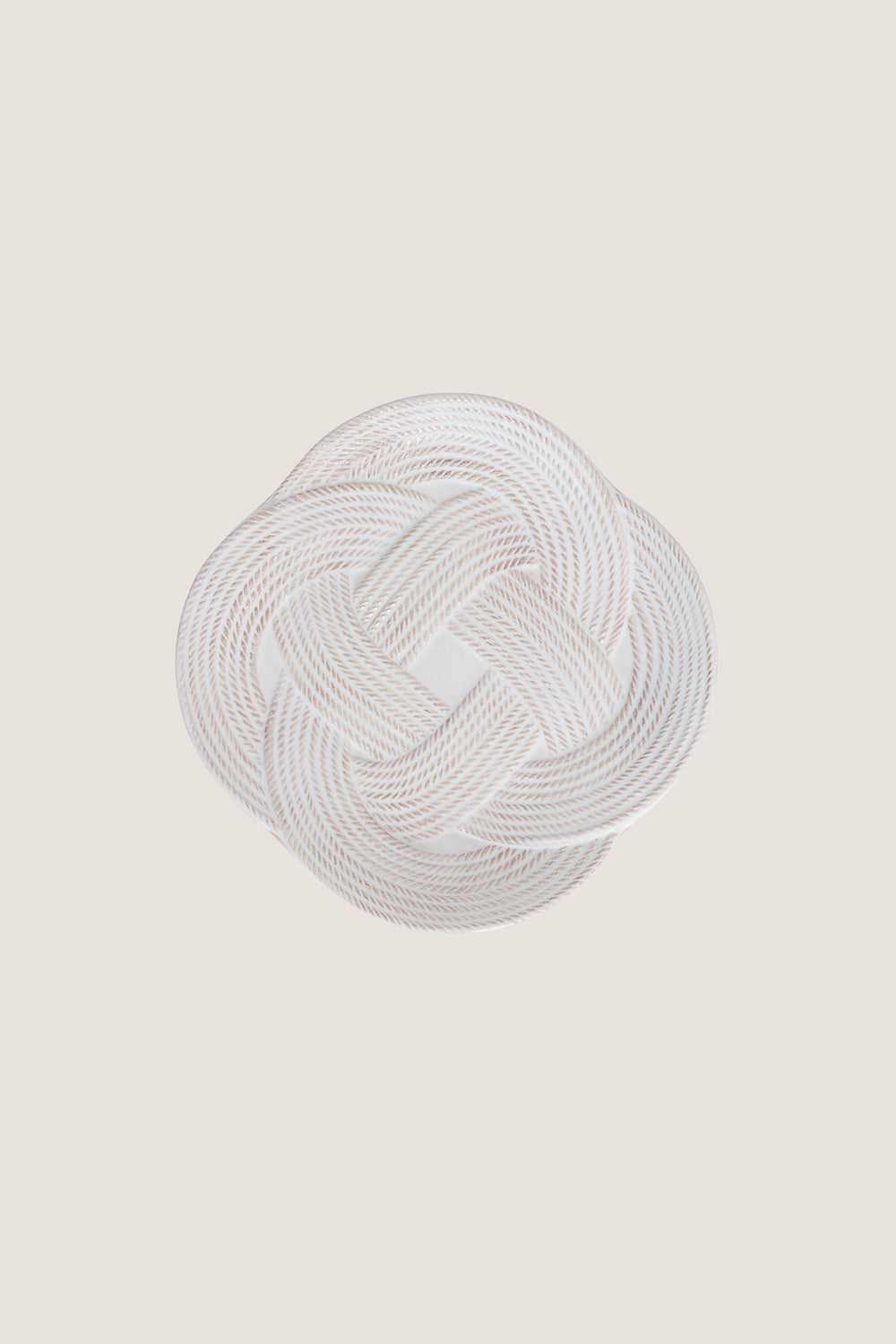 Whitewash Le Panier Mystic Knot Dessert-Salad Plate