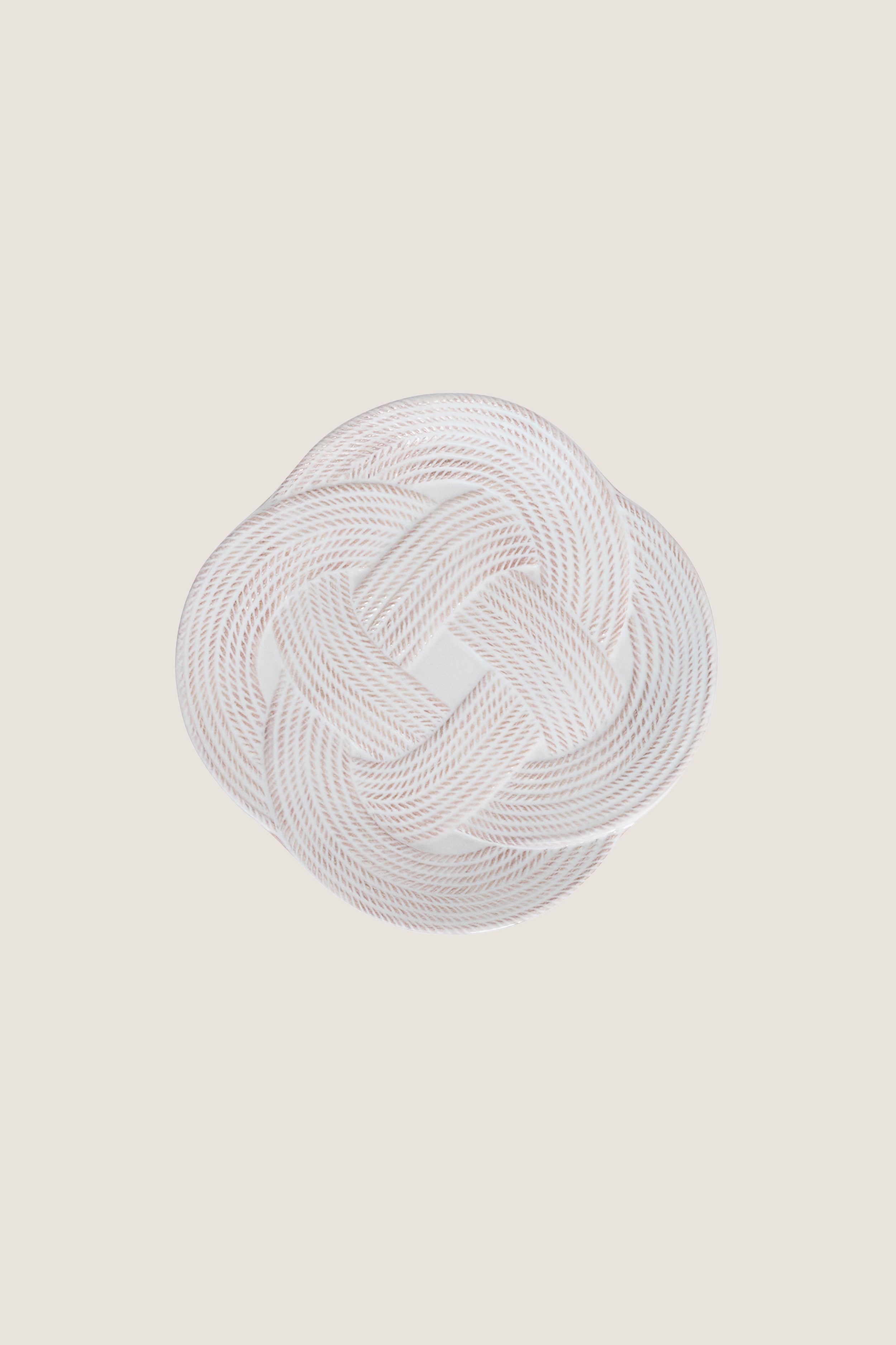 Whitewash Le Panier Mystic Knot Dessert-Salad Plate