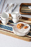 Whitewash Le Panier Mystic Knot Dessert-Salad Plate