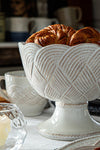Whitewash Le Panier Mystic Knot Footed Bowl