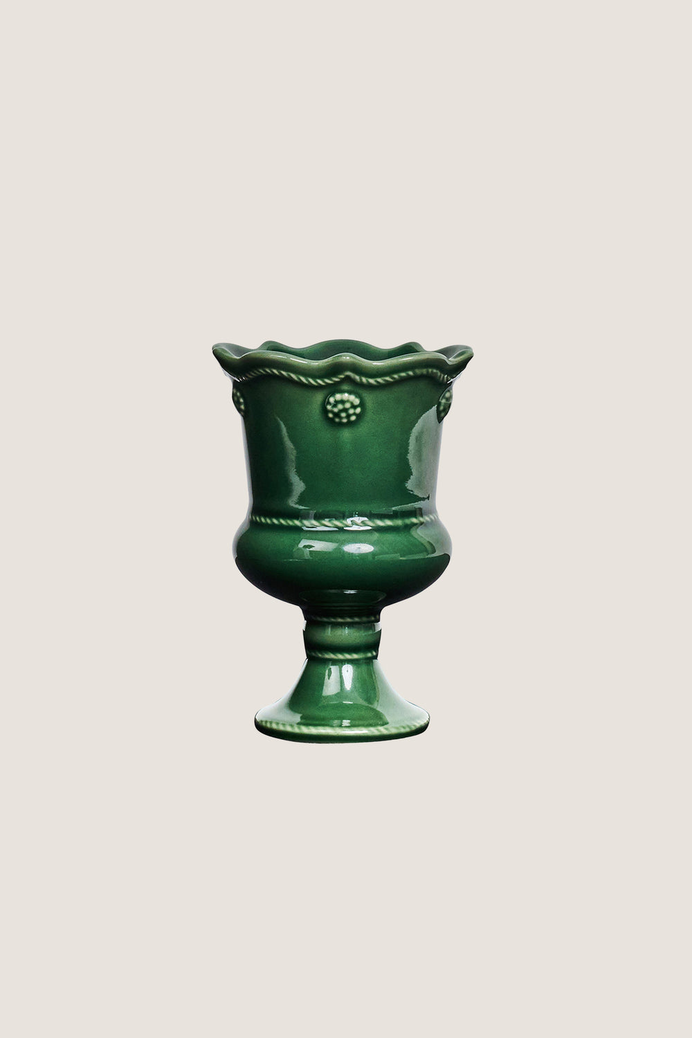 Basil Berry and Thread Petite Parterre Garden 5in Vase