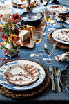 Chambray Nell Ruffle Wine Glass