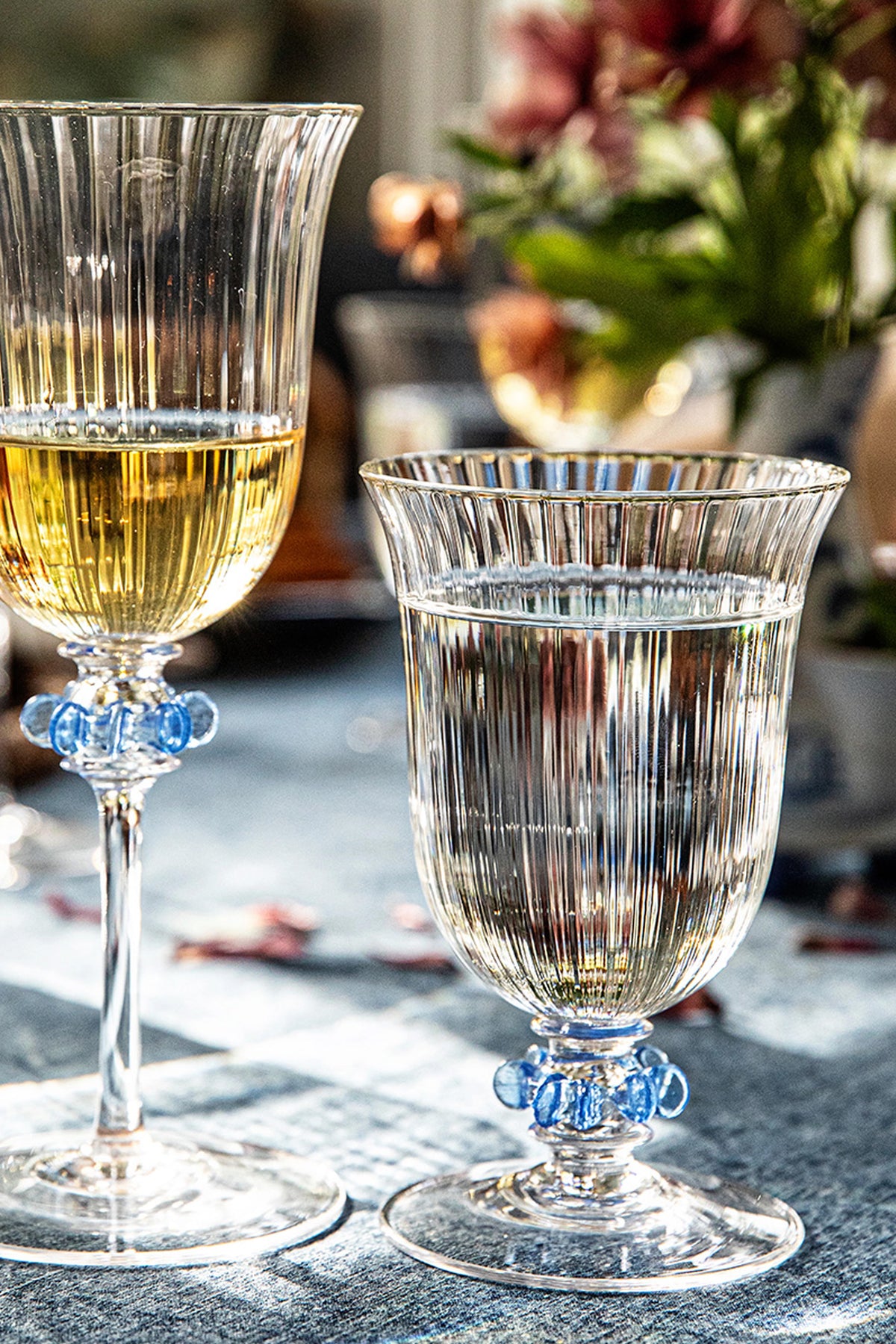 Chambray Nell Ruffle Goblet