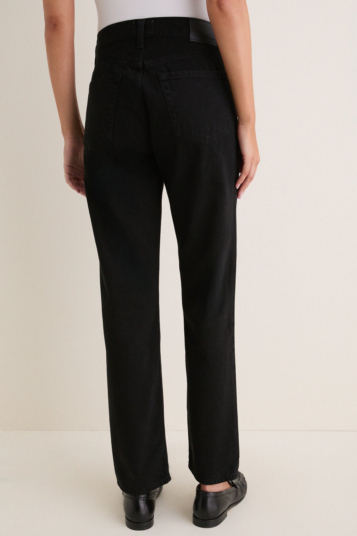 Solid Black Savannah Cigarette Jean