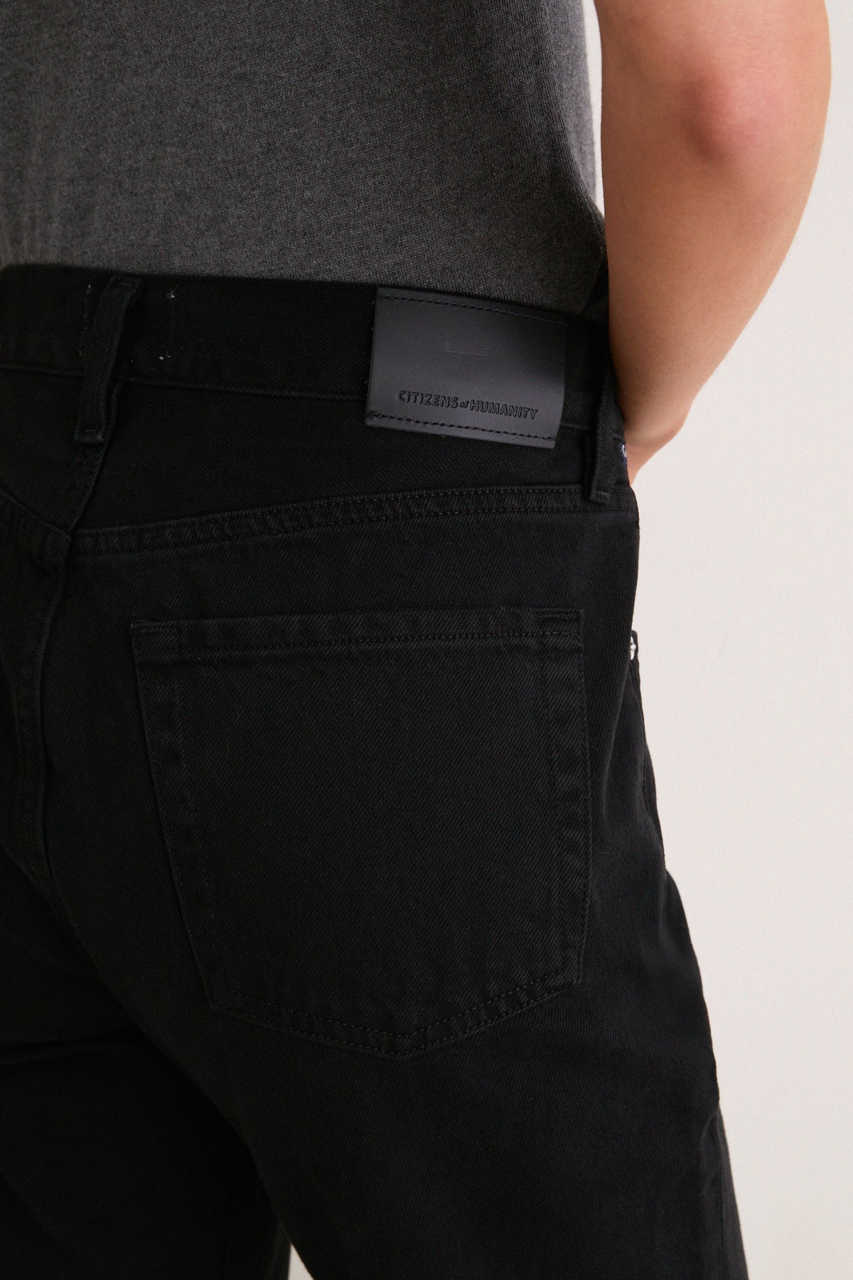 Solid Black Savannah Cigarette Jean