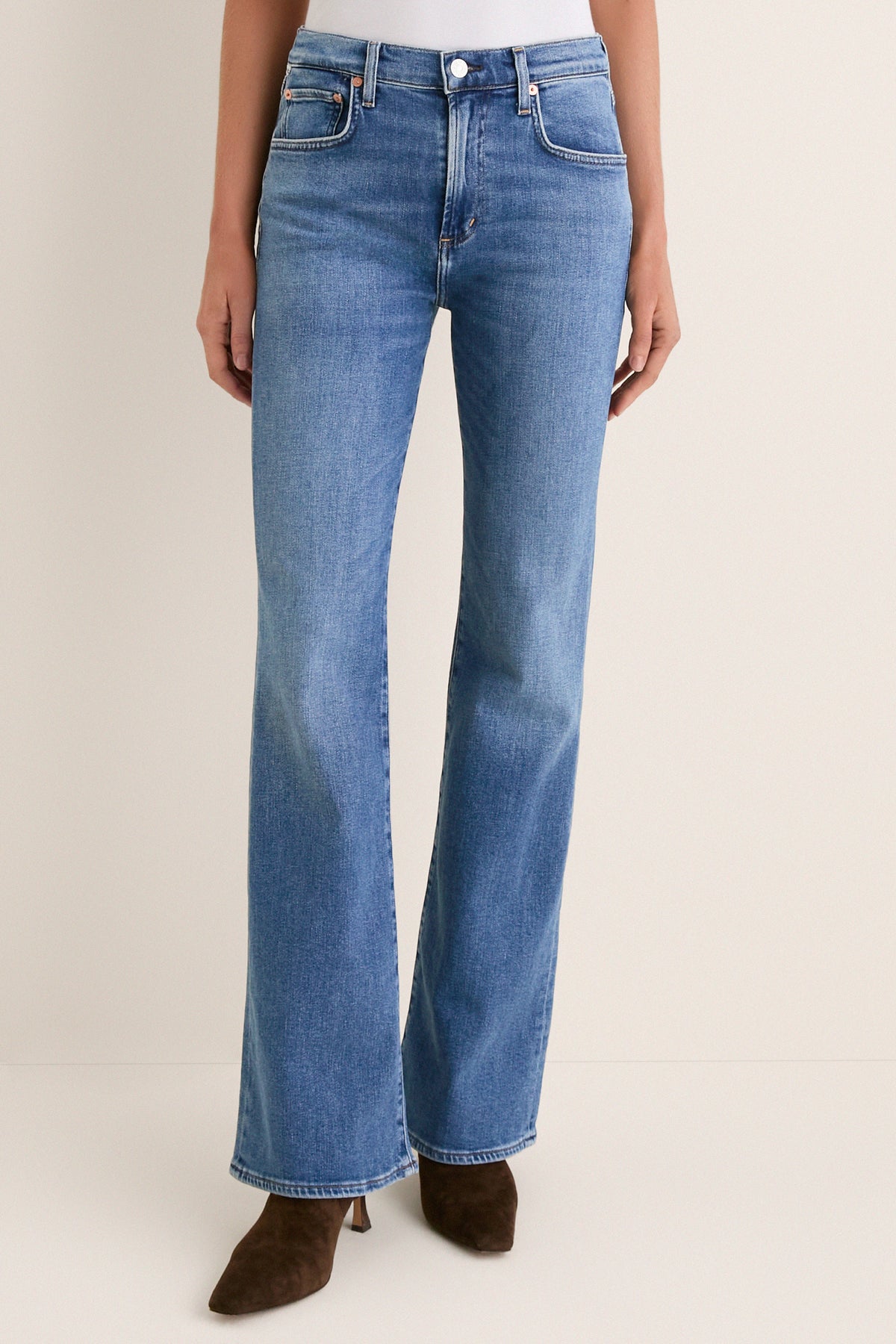 Palais Cashmere Denim Lilah High Rise Boot