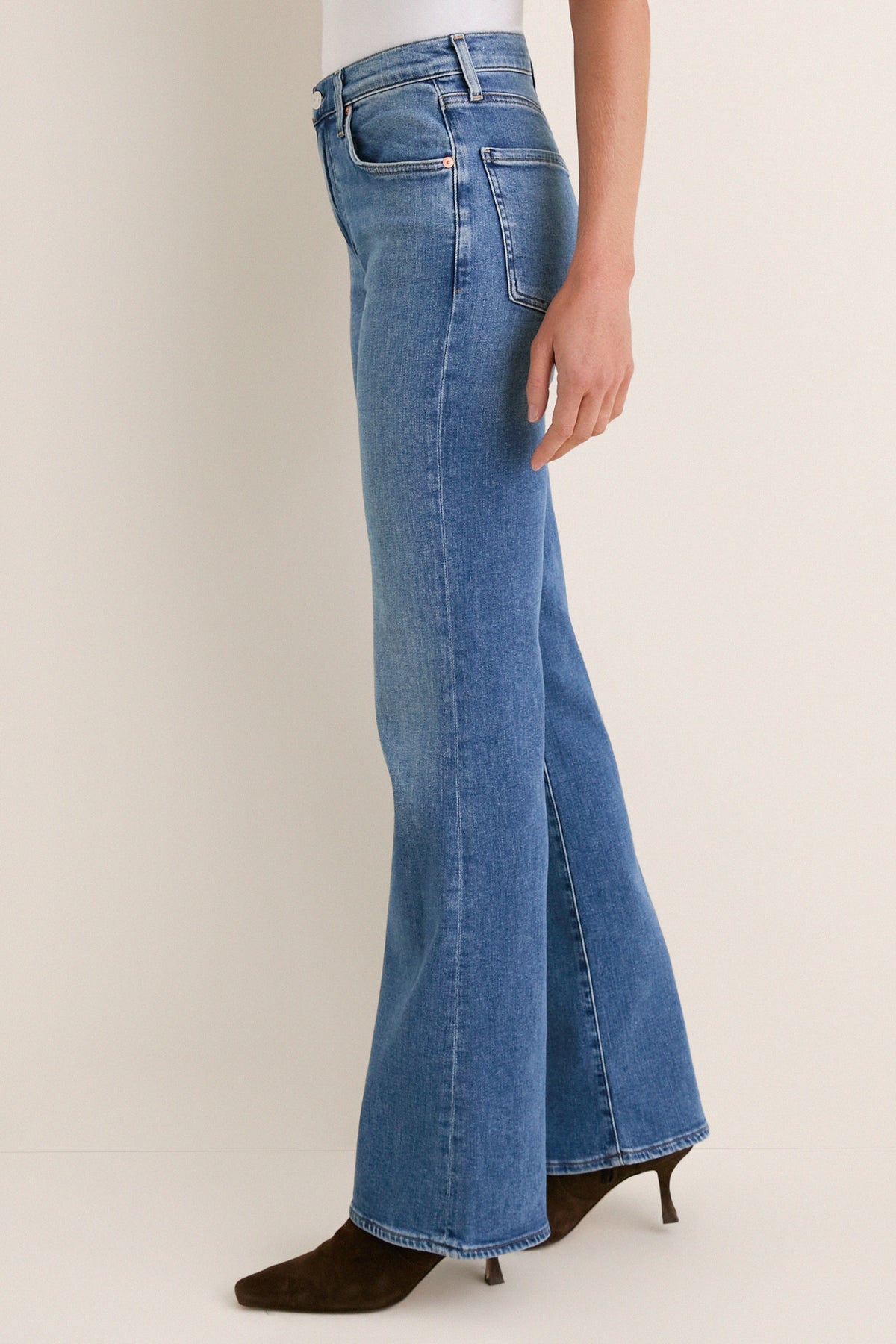 Palais Cashmere Denim Lilah High Rise Boot