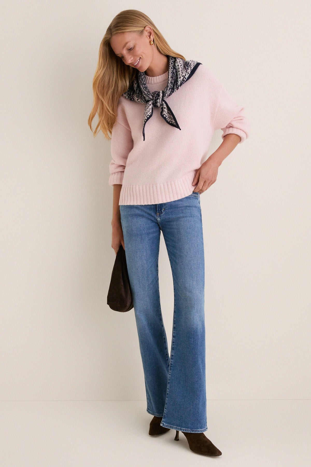 Palais Cashmere Denim Lilah High Rise Boot