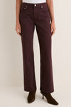 Burgundy Lindz Easy Straight