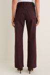 Burgundy Lindz Easy Straight