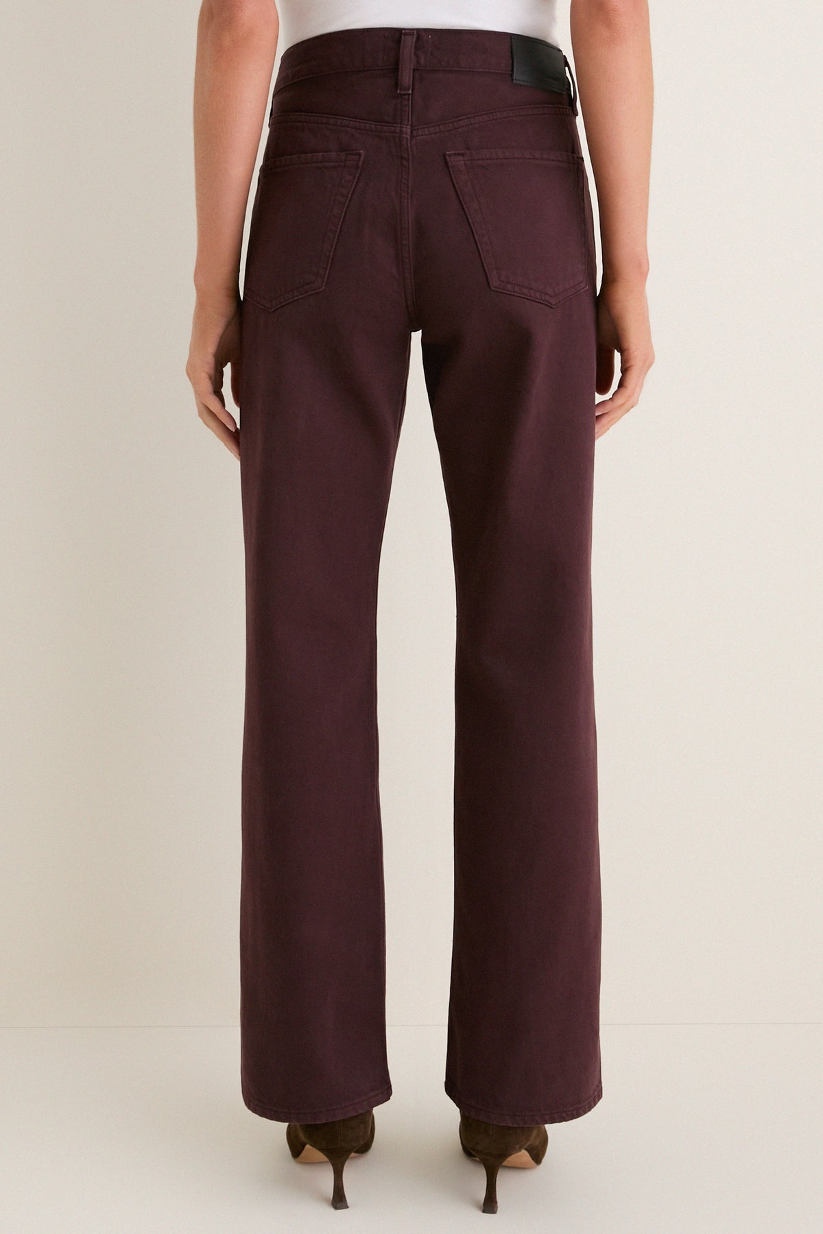 Burgundy Lindz Easy Straight