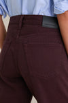 Burgundy Lindz Easy Straight