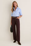 Burgundy Lindz Easy Straight