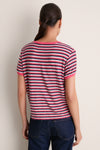 Navy Silver Pink Stripe The Lil Goodie Ringer