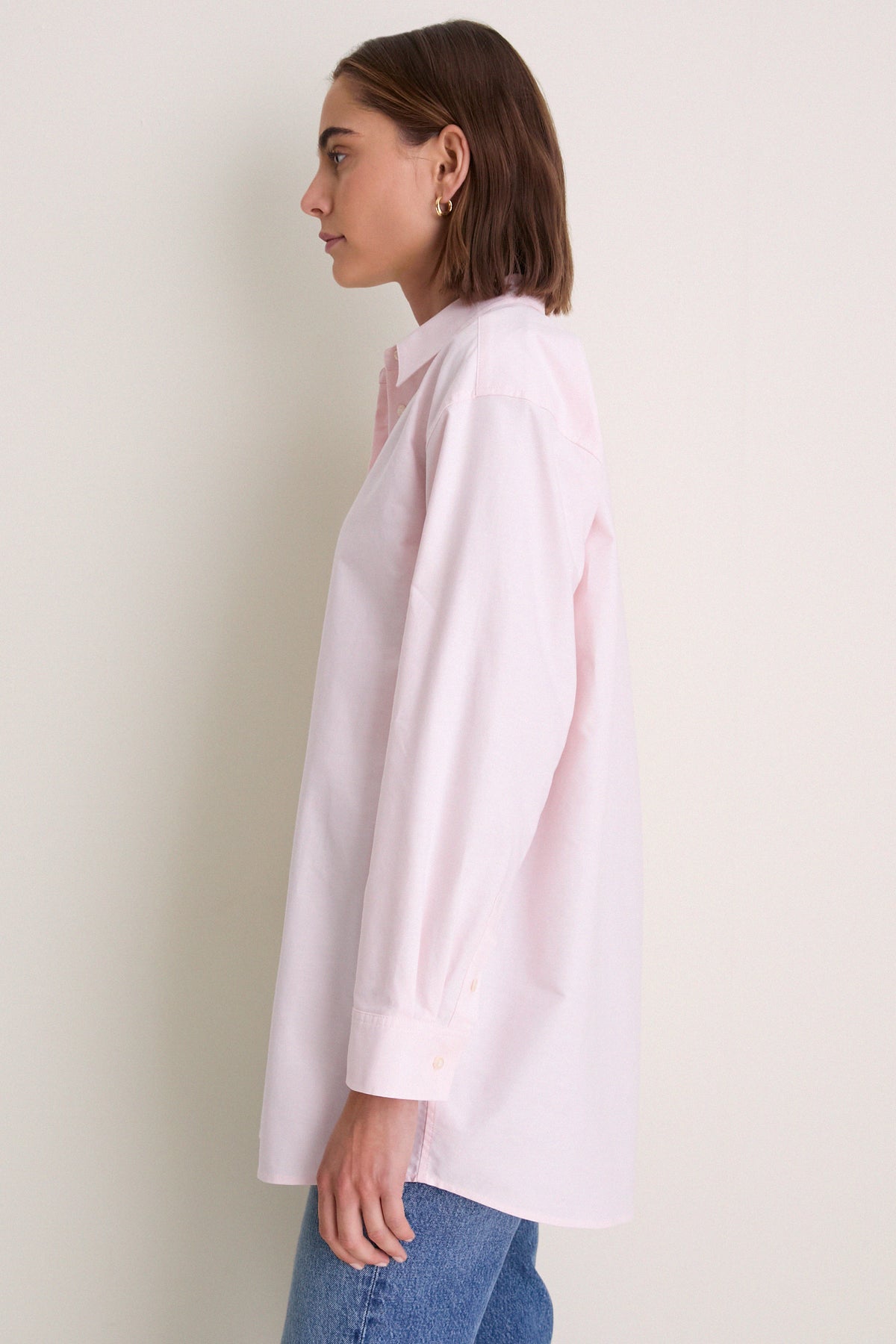 Light Pink Oxford Chandler Boyfriend Button Down