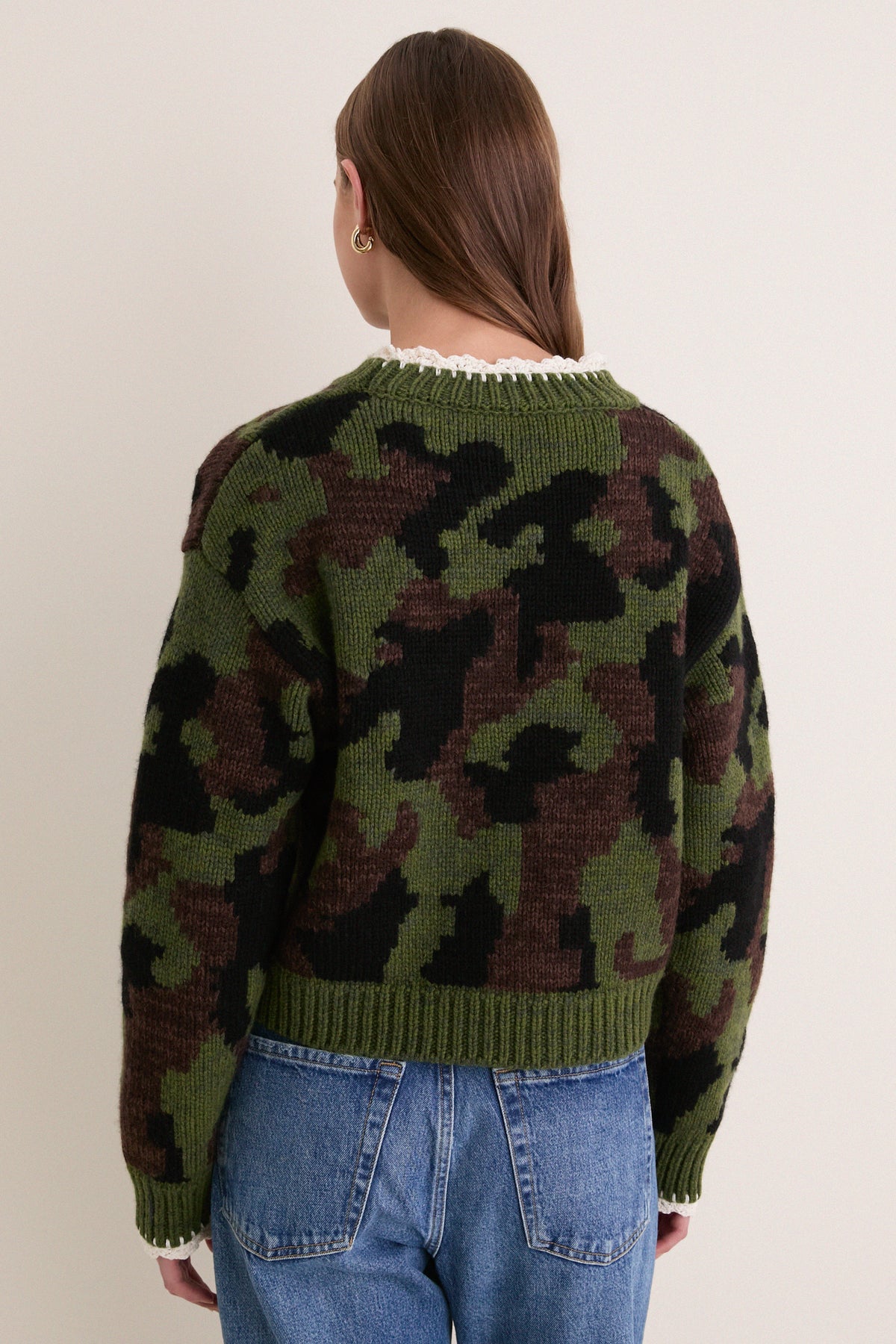 Multi Channing Crew Neck Sweater