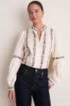 Cream Kaiya Floral Top