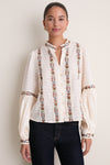 Cream Kaiya Floral Top