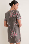 Tea Rose Jacquard Caroline Mini Dress