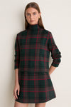 Modern Plaid Cate Top