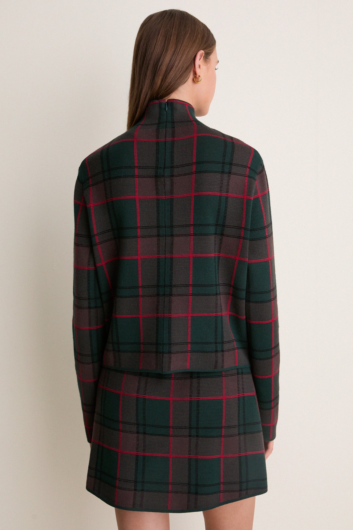 Modern Plaid Cate Top