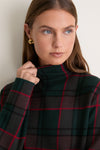 Modern Plaid Cate Top
