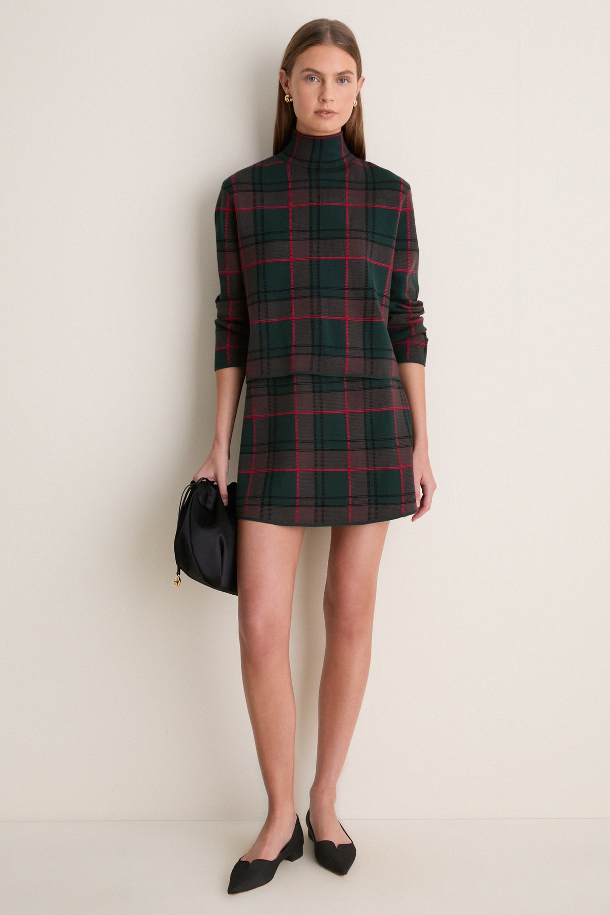 Modern Plaid Cate Top