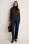 Modern Plaid Cate Top