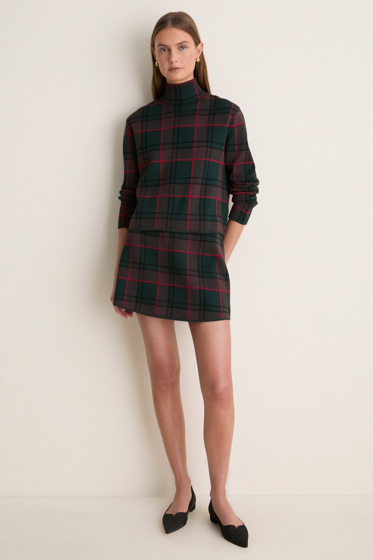 Modern Plaid Cate Skirt