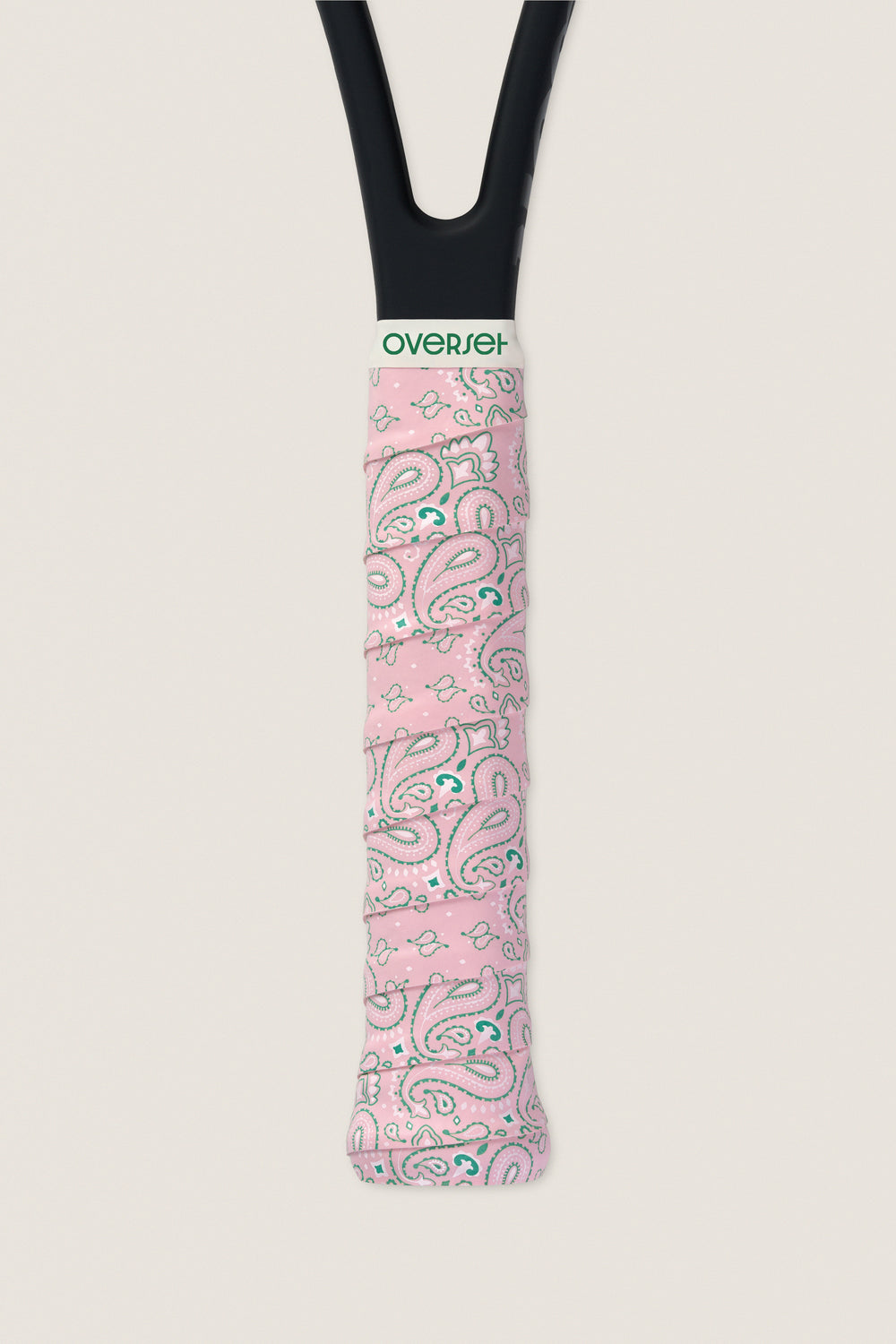Overset Green and Pink Bandana Overgrip