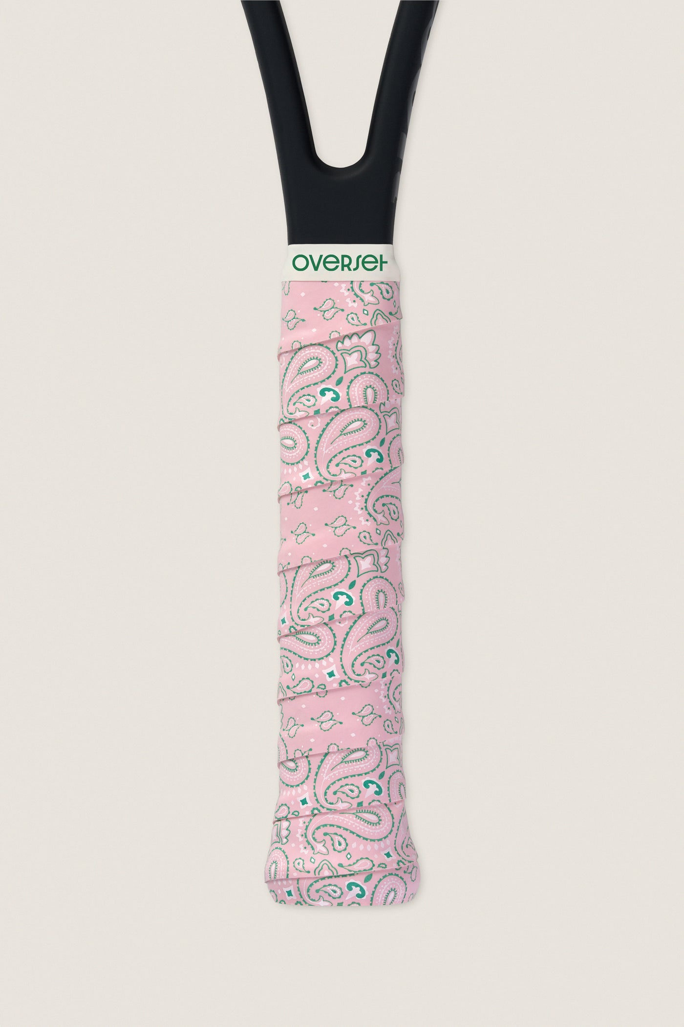 Overset Green and Pink Bandana Overgrip