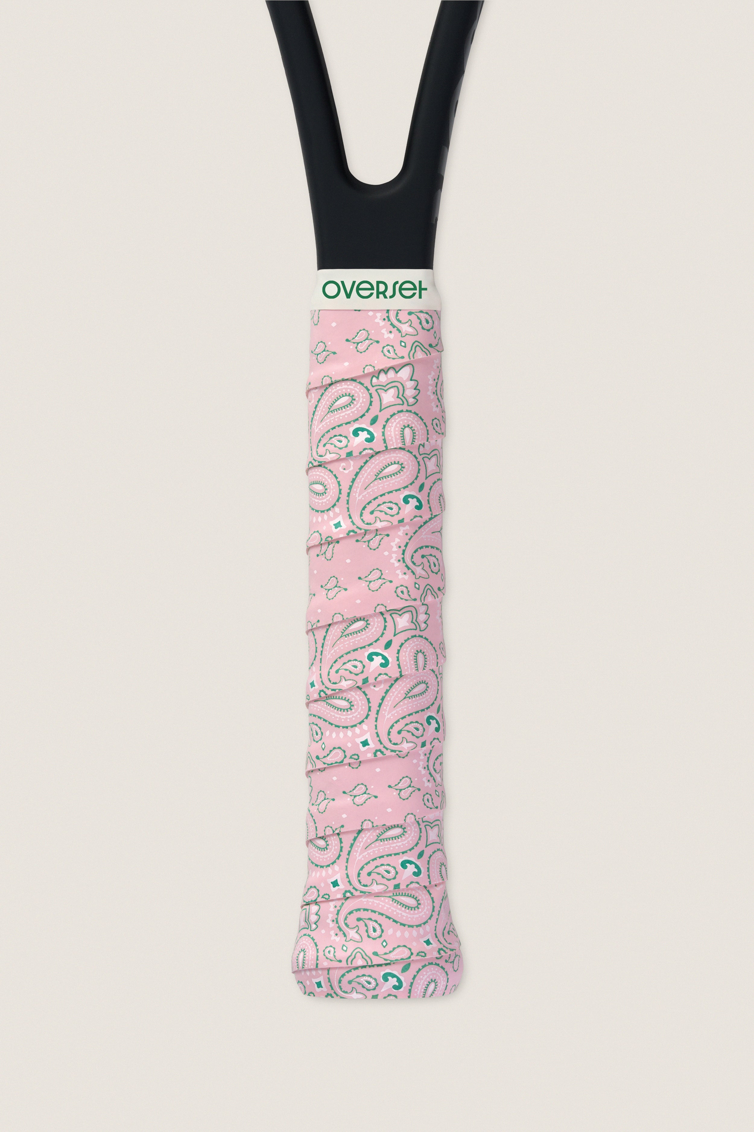 Overset Green and Pink Bandana Overgrip