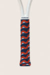 Overset Red and Navy Wave Overgrip