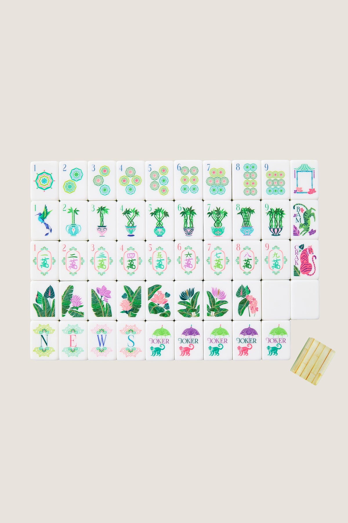 Palm Royale Mahjong Tiles