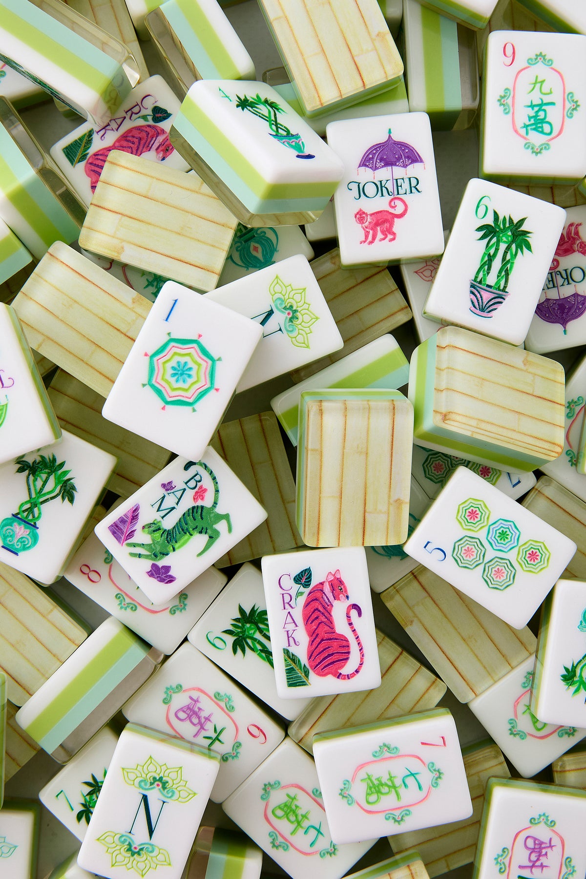 Palm Royale Mahjong Tiles