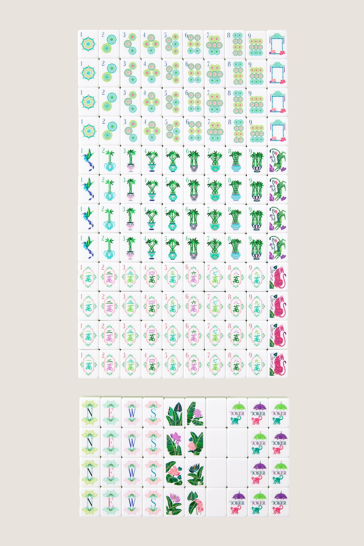 Palm Royale Mahjong Tiles