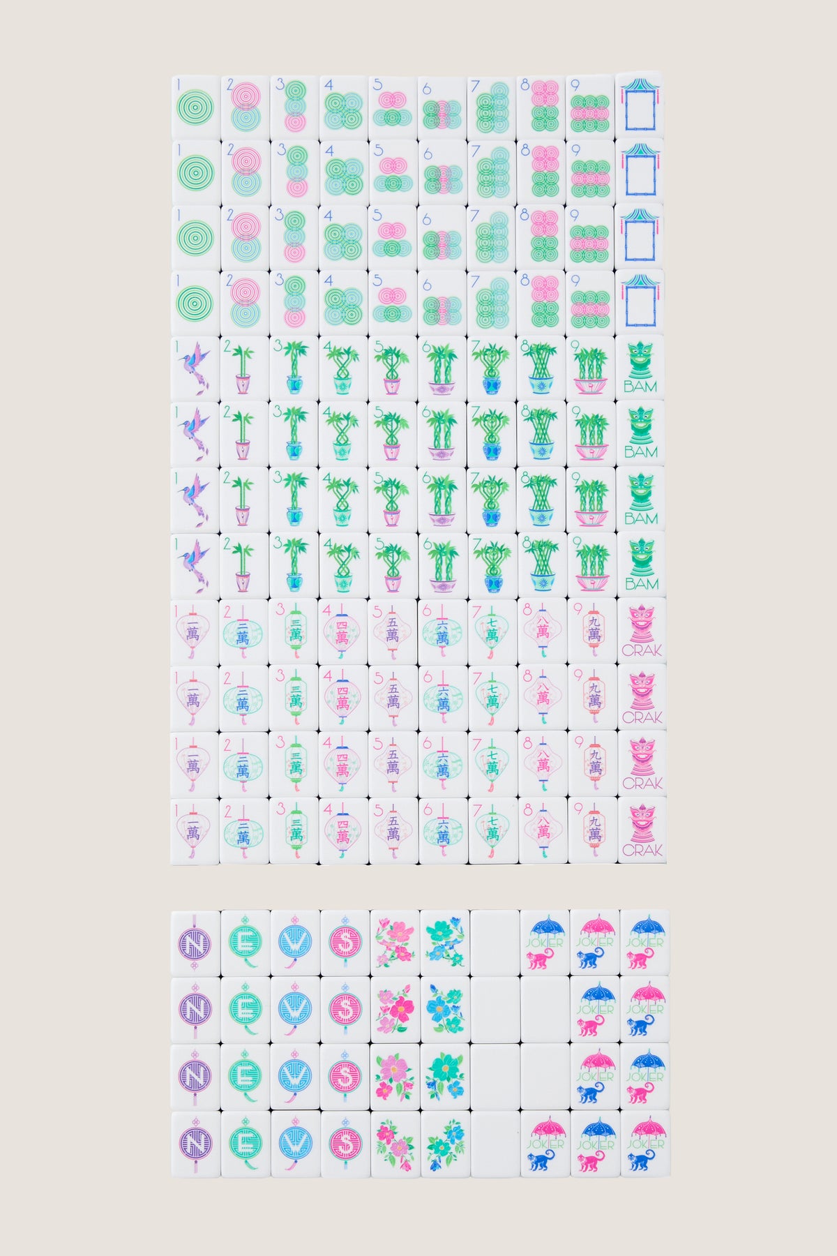 Jasmine Mahjong Tiles