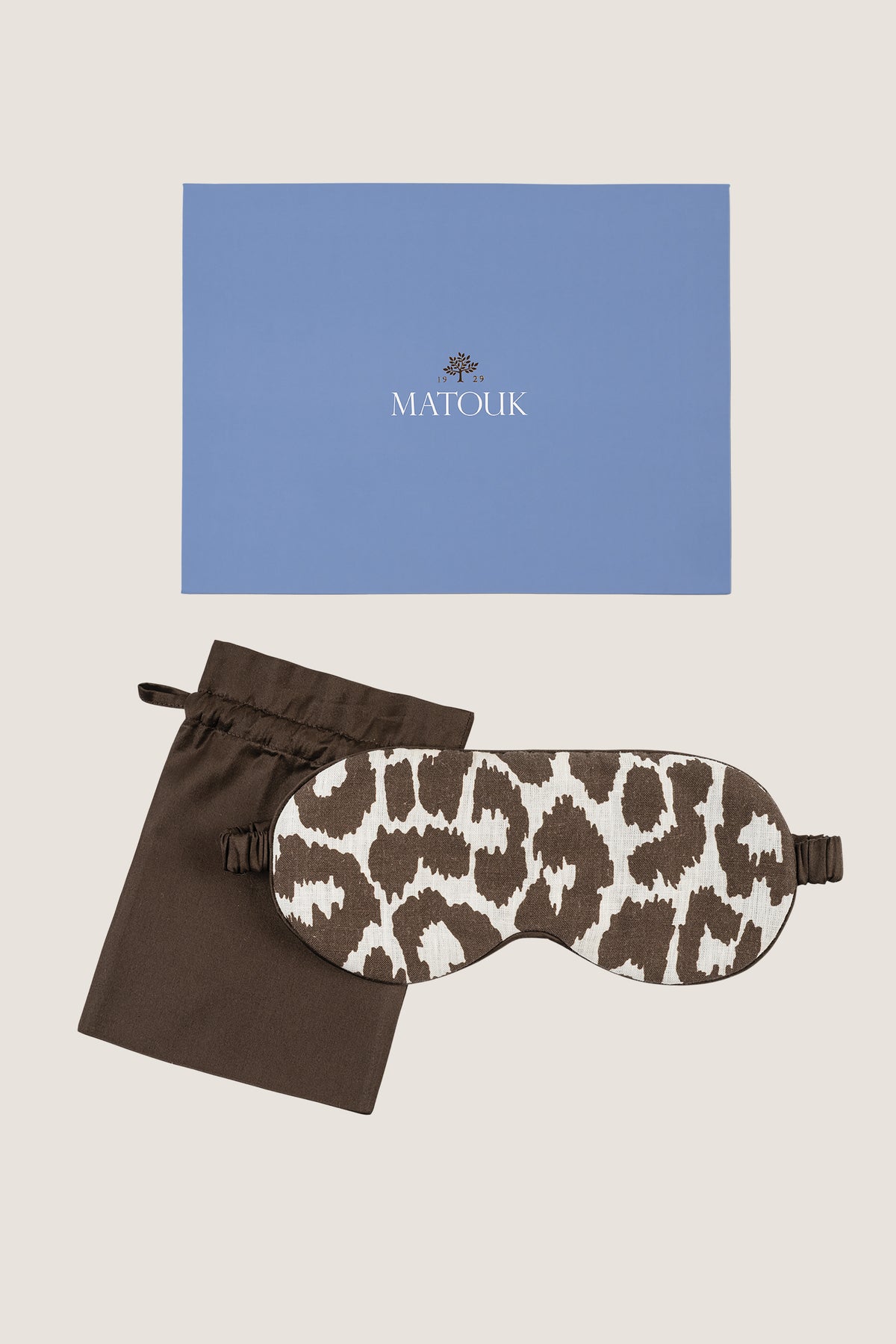 Cinder Leopard Sleep Mask