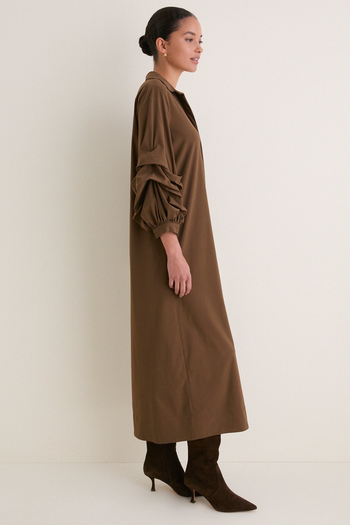 Brown Alessia Maxi Dress