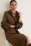 Brown Alessia Maxi Dress