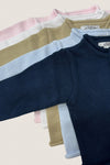 Blue Rolled Edge Cardigan