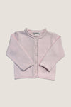 Pink Rolled Edge Cardigan