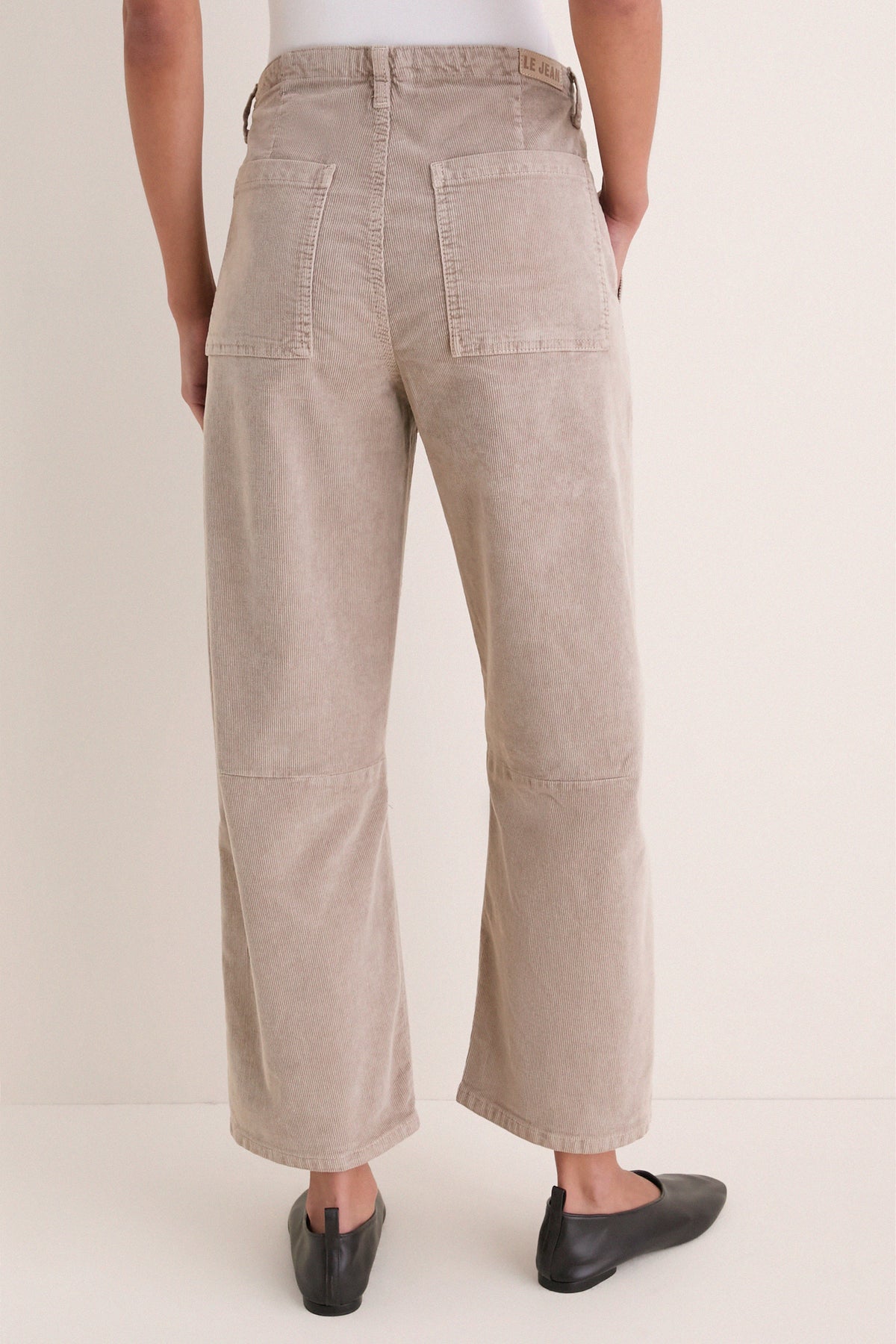 Soft Taupe Corduroy Utility Soft Barrel