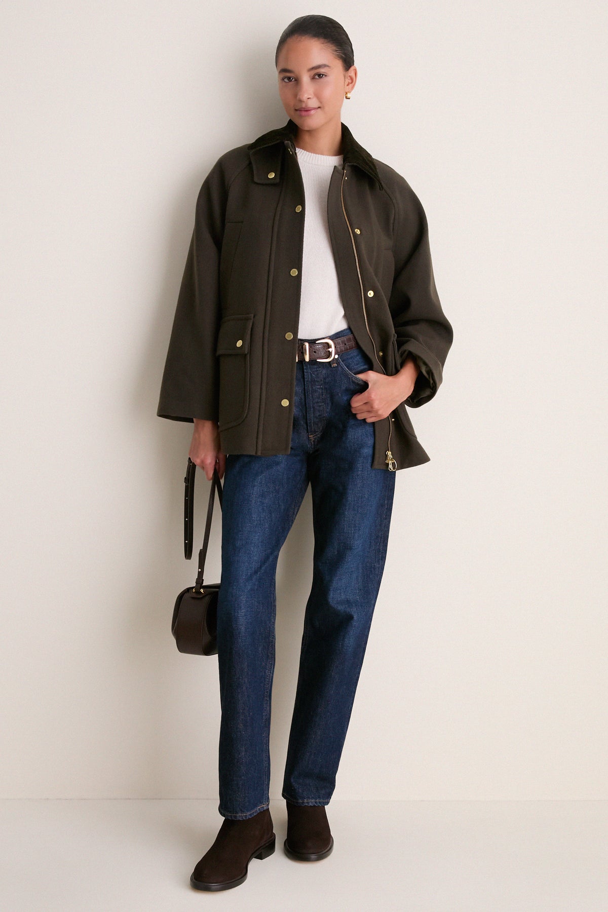 Midnight Espresso Suede Gisele Booties