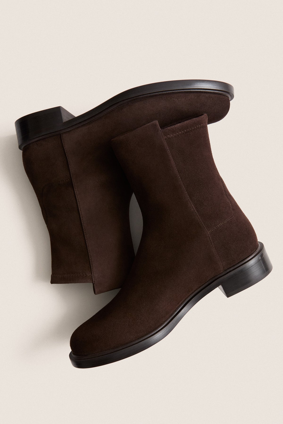 Midnight Espresso Suede Gisele Booties