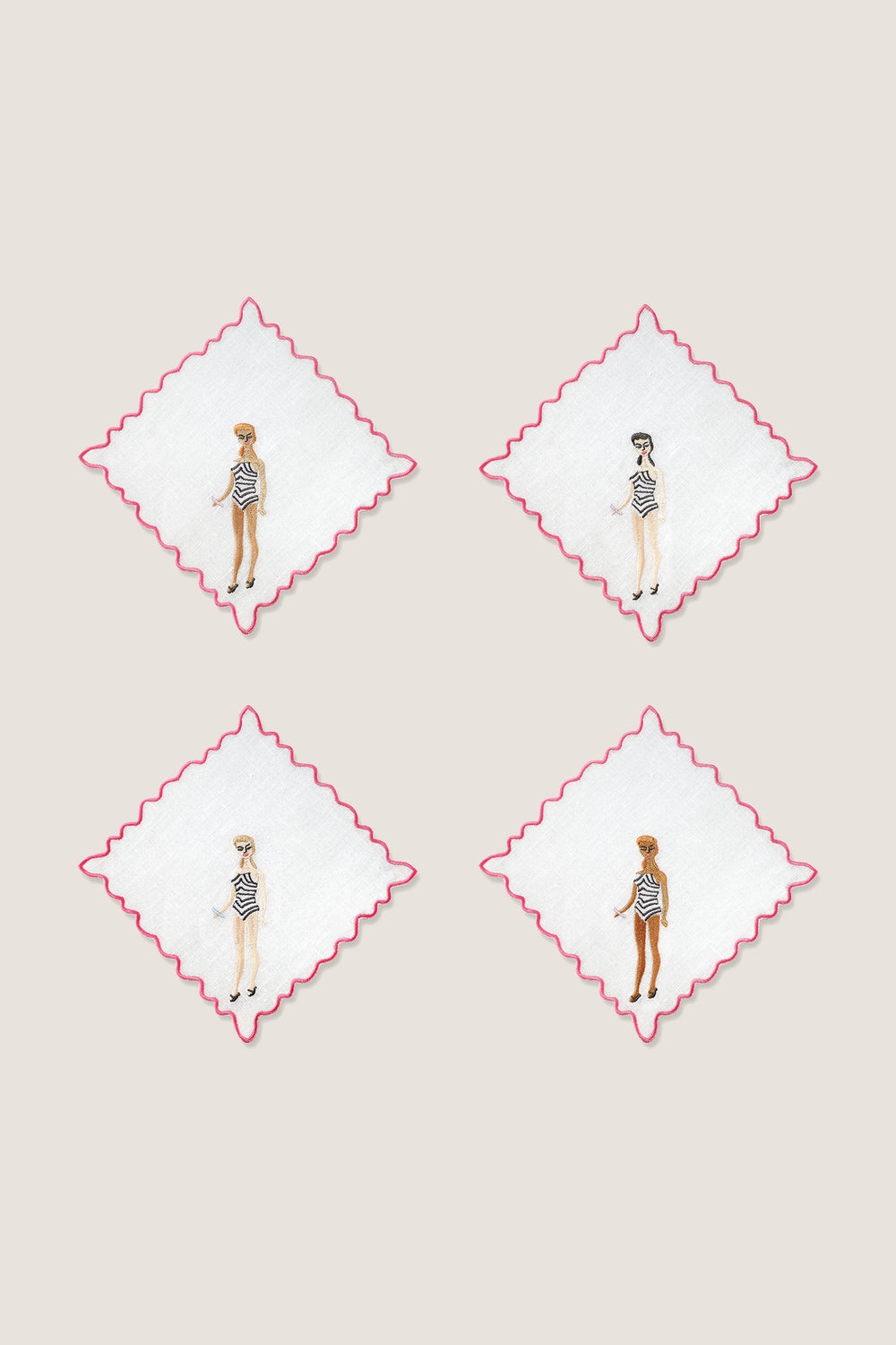 Barbie Cocktail Napkins (Set of 4)