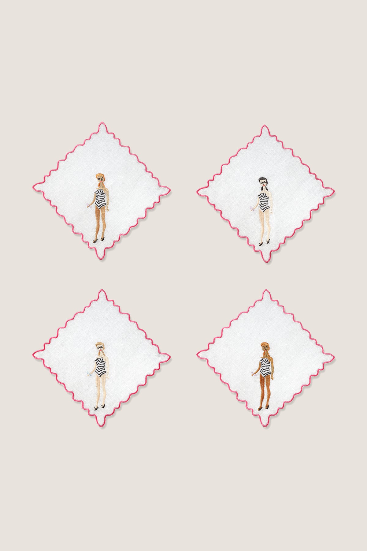 Barbie Cocktail Napkins (Set of 4)