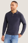 Navy Mariner Long Sleeve Polo