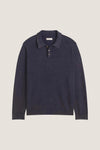 Navy Mariner Long Sleeve Polo