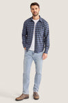 Blue Check Seaside Lightweight Flannel Shirt
